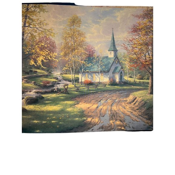 Vintage 2002 Glorious Refrains Thomas Kinkade Book CD Hymns Stories Inscription - Picture 5 of 5